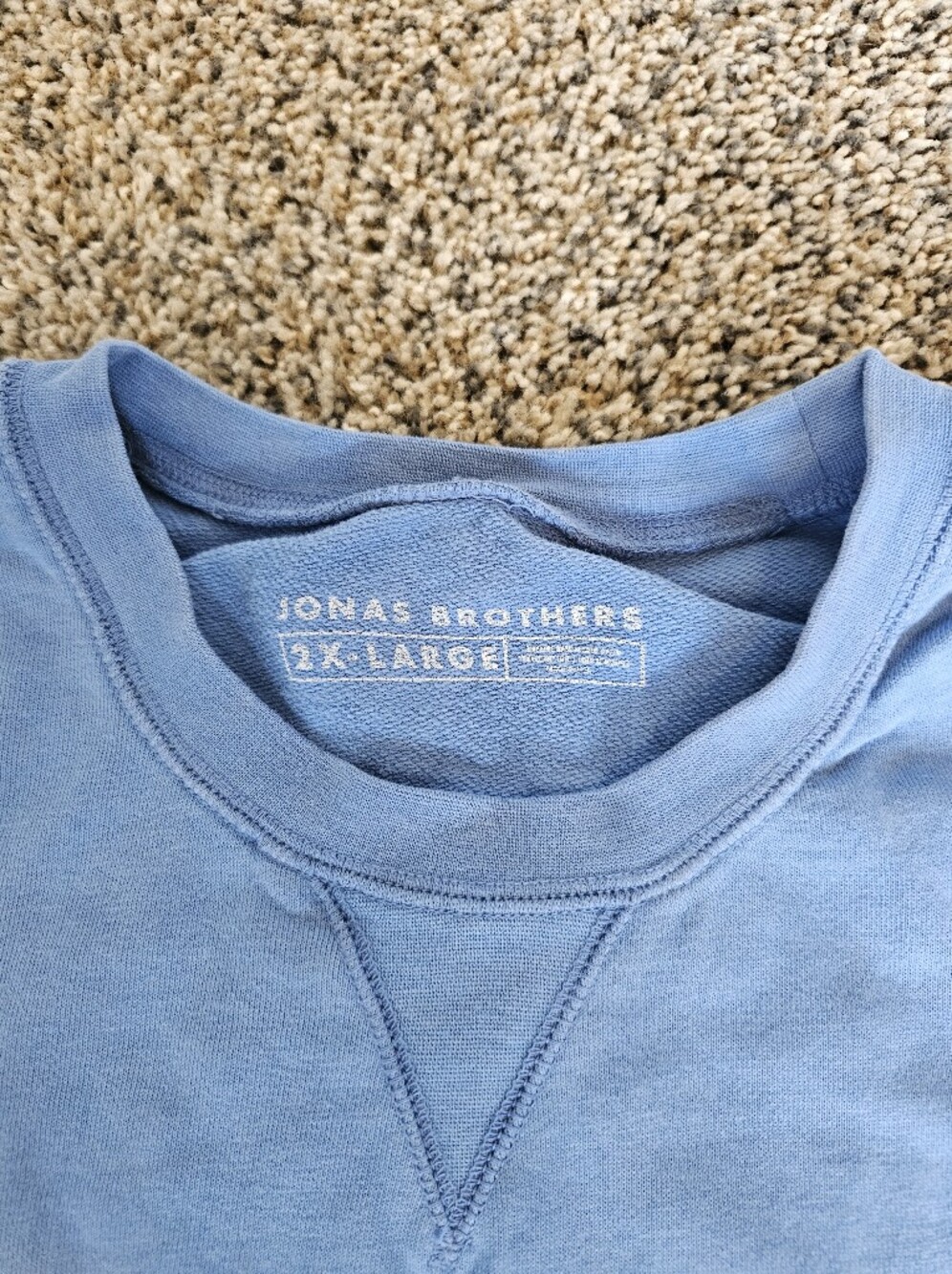 Jonas Brothers 'Wings' Blue Crewneck - Picture 2 of 3